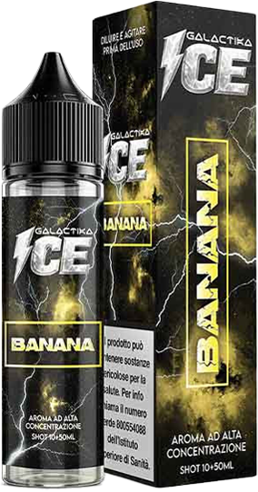 Galactika Banana Ice Liquido Shot 10ml Banana Ghiaccio