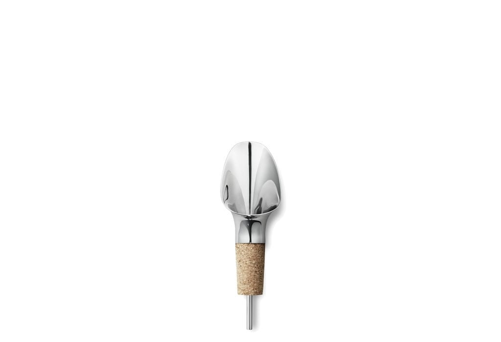 Georg Jensen SKY wijnschenker van roestvrij staal en kurk 3586371