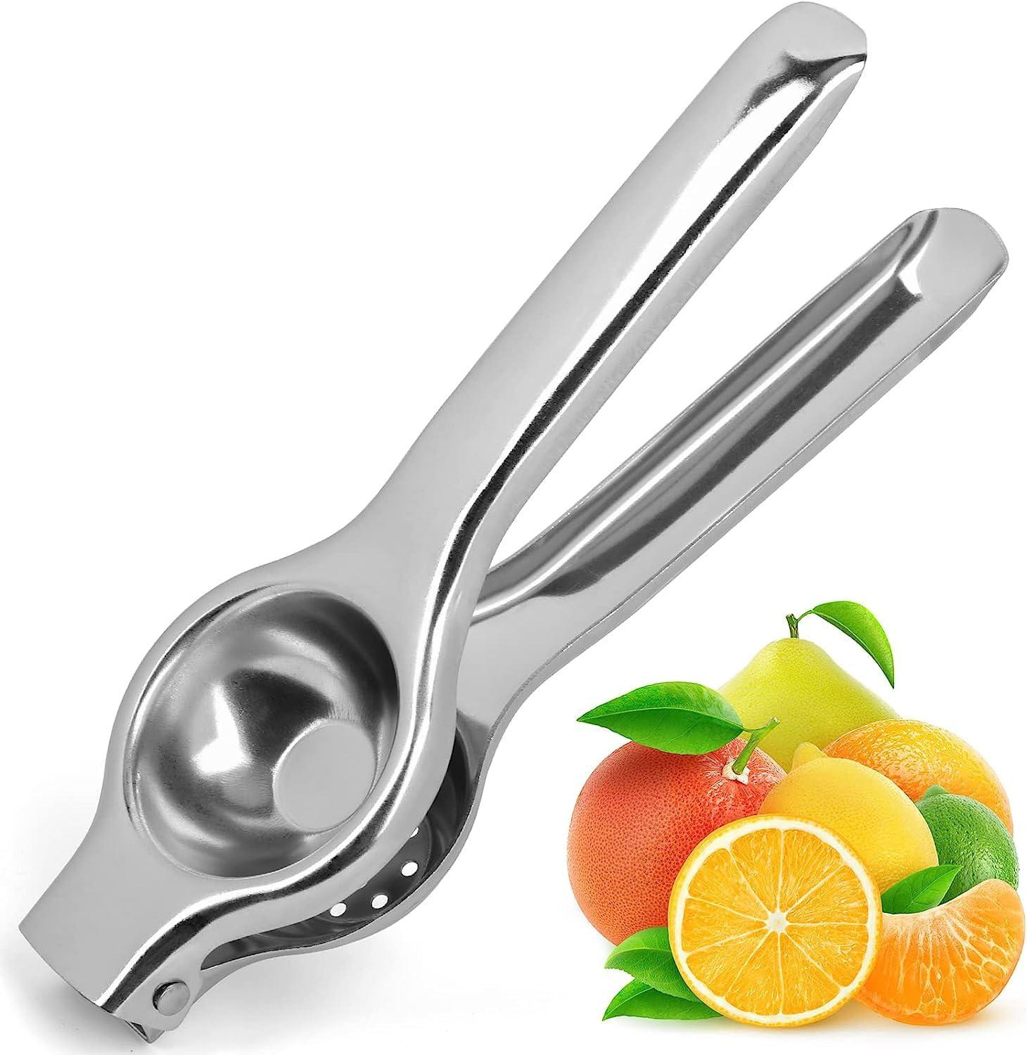 Dripio handbediende citruspers van roestvrij staal met een diameter van 6,5 cm