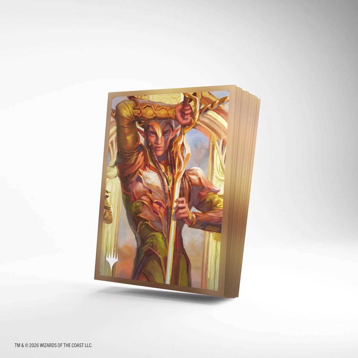 Gamegenic MTG Lorwyn Eclipsed Premium Art Sleeves - Morcant's Loyalist for Magic: The Gathering Card Protection, 105 Sleeves, Plastic-Free Packaging