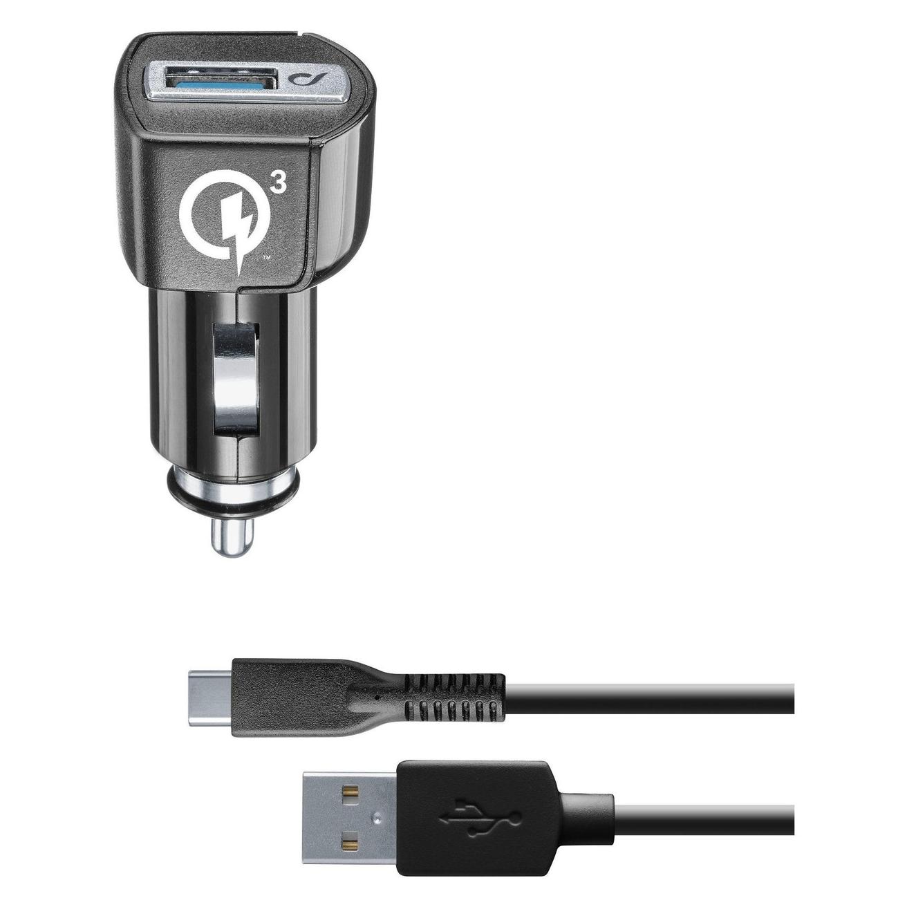 Cellularline Car Charger (CBRHUKITQCTYCK)