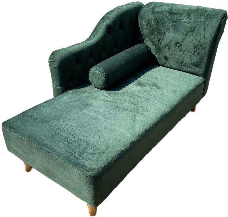 Rosdorf Park Gladeview Velvet Lounge Chair Royal Green 77cm H X 77cm W X 139cm D