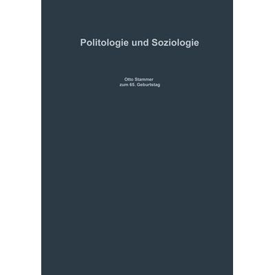 Politologie und Soziologie, Taschenbuch von Jürgen Fijalkowski, VS Verlag für Sozialwissenschaften, 978-3-663-00930-6