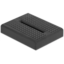 DELOCK Experimentier-Mini Steckbrett 170 Kontakte schwarz