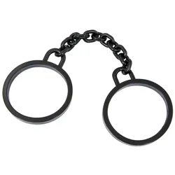 Handschellen, schwarz