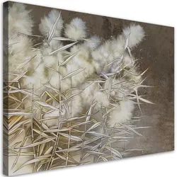 WANDBILD boho pampasgras