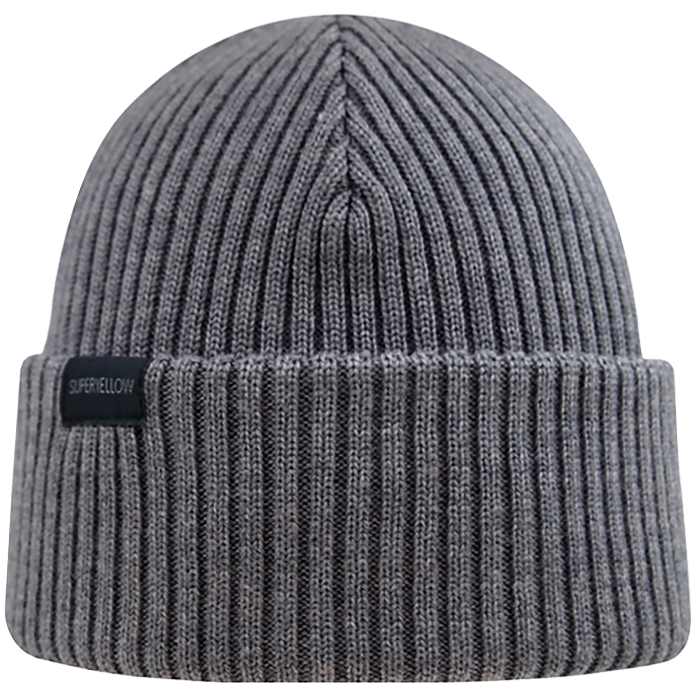 Superyellow Sisu Mützen & Beanies grau Lifestyle Hautfreundlich Merinowolle