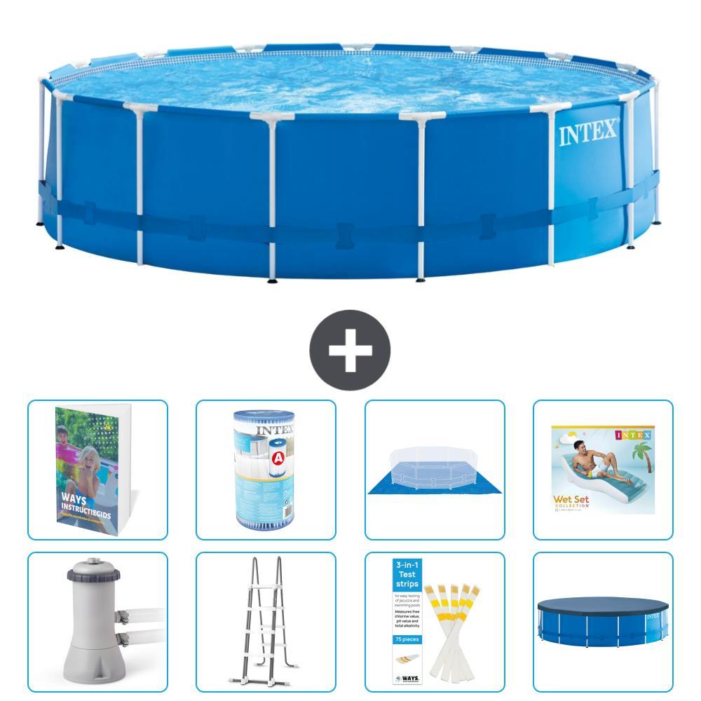 Frame Pool Rund - 457x122 cm - 7-teilig S635