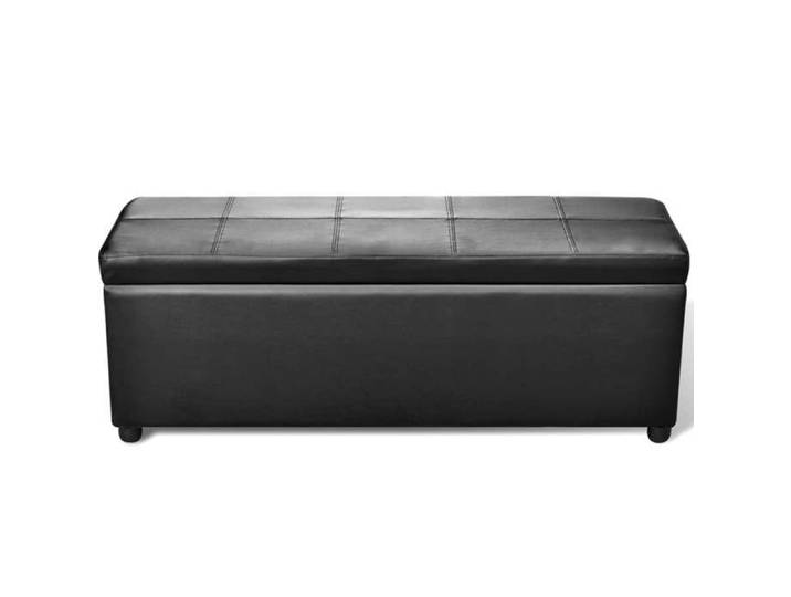 “Winter Sale TOP Banc à chaussures Noir - Banc long de rangement Bois Noir PRO69571