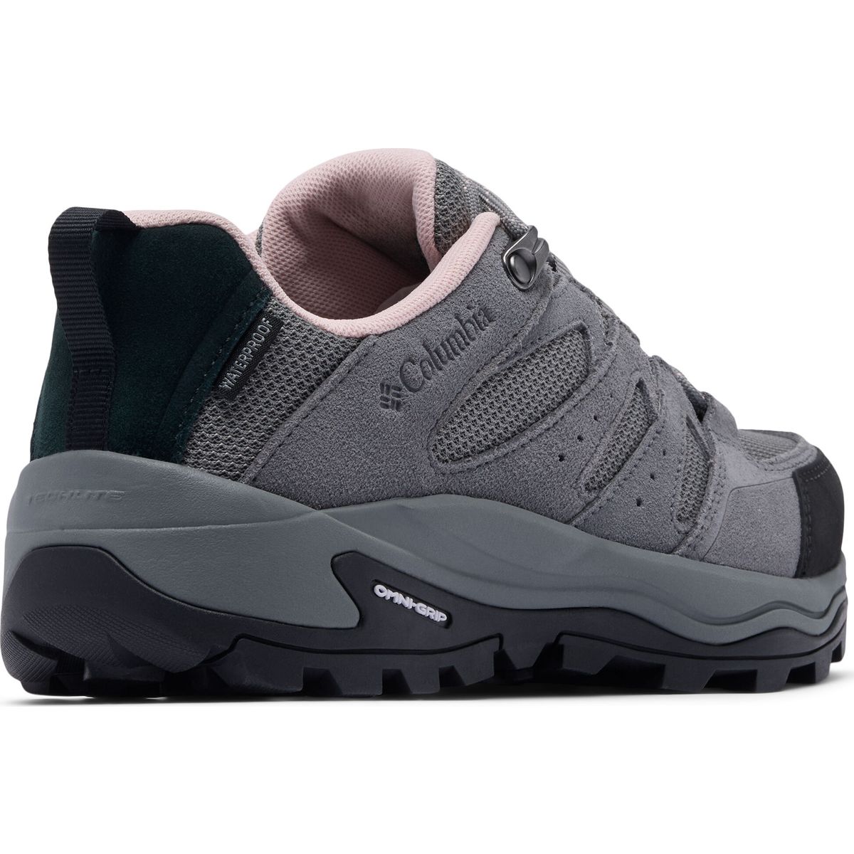 Columbia Women's Redmond IV Waterproof Walking Shoe ti grey steel, mineral pink (033) 5 212874-2128741-033-5