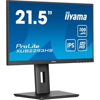 ProLite XUB2293HS-B6, LED-Monitor 54.5 cm (21.5 Zoll), schwarz (matt), FullHD, IPS, HDMI, DP, 100Hz Panel