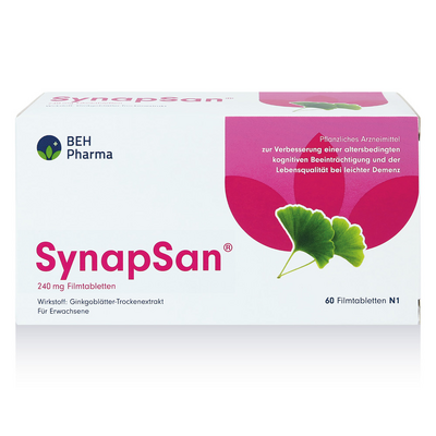 BEH Pharma GmbH SYNAPSAN 240 mg Filmtabletten 60 St 18673745