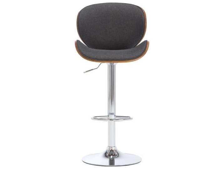 Tabouret de bar HOME-MARKET - Gris Tissu - Classique - Intemporel