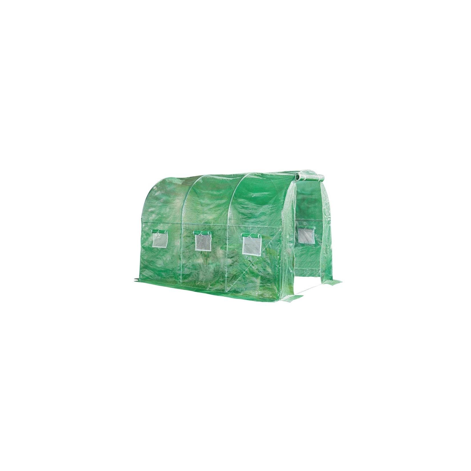 GARMIO® Foliengewächshaus CICATA, Tomatenzelt, winterfest, 3x2x2m, Frühbeet, Pflanzenhaus, Gemüse und Obst, Hochbeet