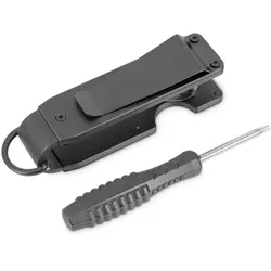 BerryBase Schlüsselorganizer RFID Blocker, Aluminium, 2-6 Schlüssel, NFC-Schutz, Metallklammer