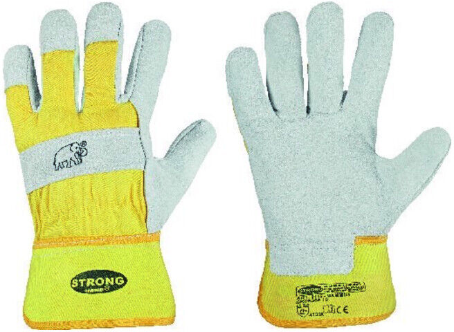 stronghand Gants Mammut, cuir de vachette/cuir pleine fleur, T.9
