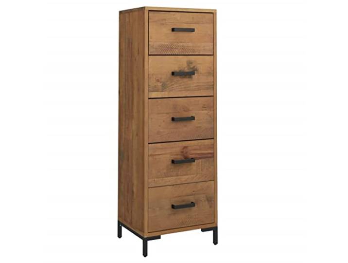 vidaXL Kommode 42x35x110 cm Massivholz Kiefer Recycelt