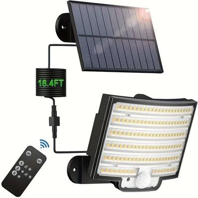 Uplift Picks Solar LED Motion Sensor Security Flood Light With Remote white 16 20 W