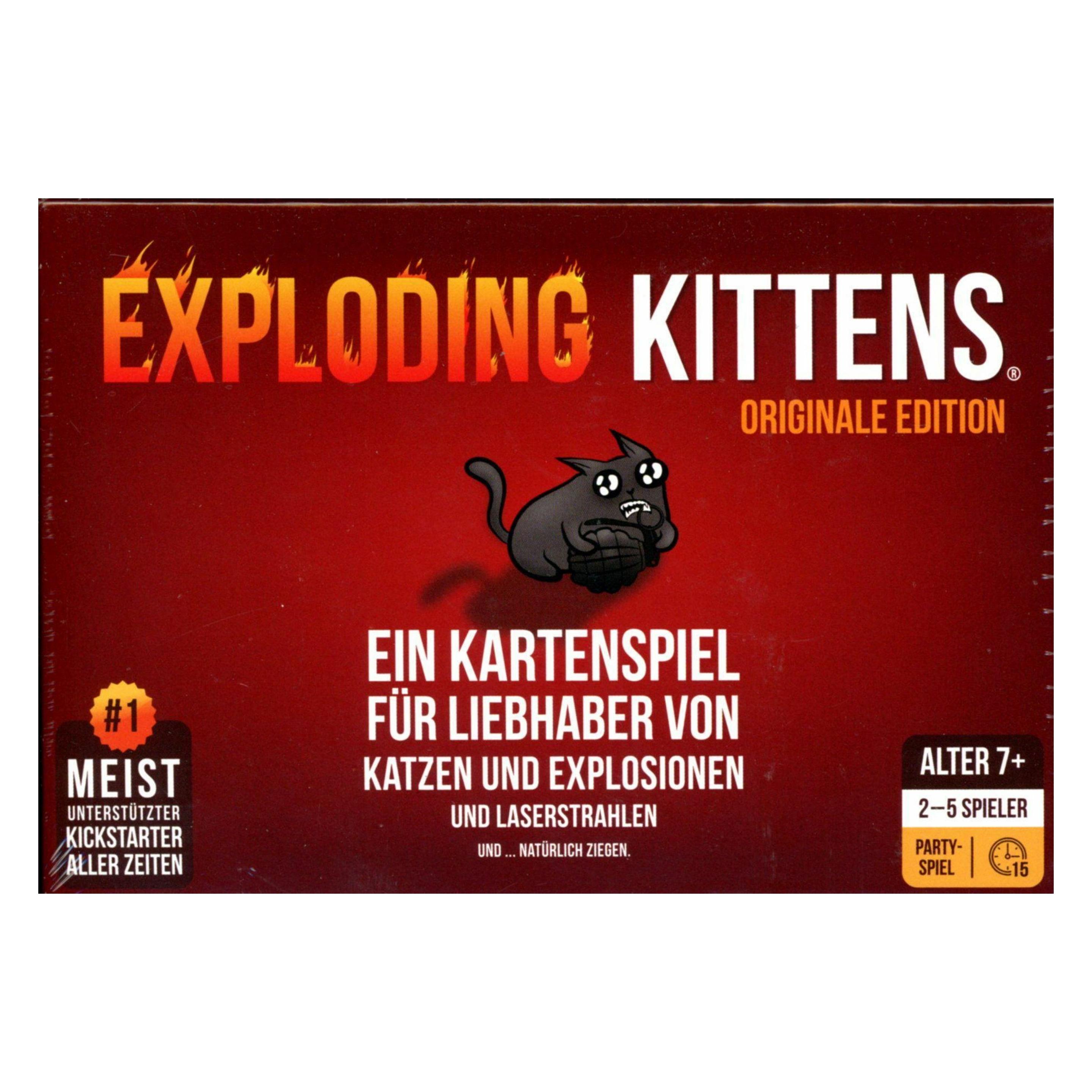 Asmodée Exploding Kittens (Deutsch, 2 - 5 Spieler) (ASM 005030)