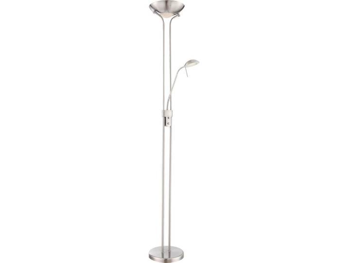 Novel Led-Deckenfluter, Nickelfarben, Metall, Glas, Uni, 180 cm, Lesearm, mit Schalter, Lampen & Leuchten, Innenbeleuchtung, Stehlampen, LED-Deckenfluter