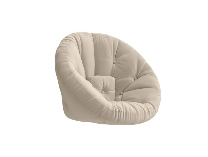 Matelas futon nid douillet 2 en 1 NIDO 90x180 beige