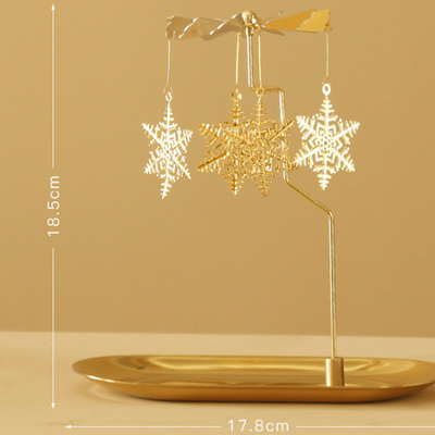Inspire Daily Merch Creative Swing Windmill Tray Rotating Candlestick Scented Candle Romantic Walk Horse Lamp Gift 5