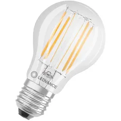 LEDVANCE LED-Lampe, 7,5W, E27, 2700K, klar, nicht dimmbar