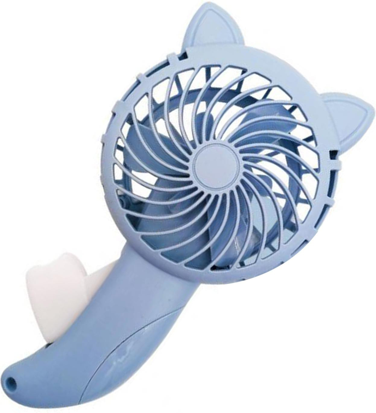 Cocosity Handheld ventilator cartoonkat blauw