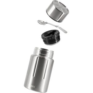SIGG Thermobehälter Gemstone Food Jar 8734.30, Edelstahl, hält 14 h warm, selenite, auslaufsicher, 750 ml