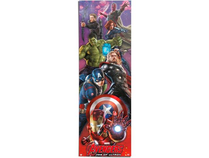 Poster REINDERS Marvel Avengers - age of ultron , bunt (farbe bild(er): bunt), B:53cm H:158cm T:0,1cm, Papier, Bilder, Poster