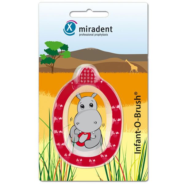 Miradent Kinder-Lernzahnbürste Infant-O-Brush rot 1 St Zahnbürste