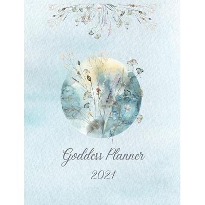 2021 Goddess Planner - Weekly, Monthly 8' x' 10' with Moon Calendar, Journal, To-Do Lists, Self-Care and Habit Tracker, Gebundene Ausgabe von Sze Wing
