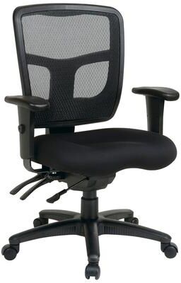 Office Star Products OSP Breathable Ratchet Back Office Chair with Lumbar Support and Mesh Back