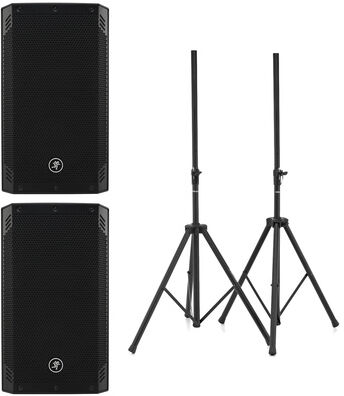 Mackie Thrash12v2 Stereo stand Bundle noir