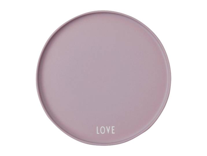 Design Letters Assiette Design Letters Ø22 cm Love-lavender