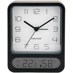 Karlsson, Wecker, Digitalwecker Duo Black