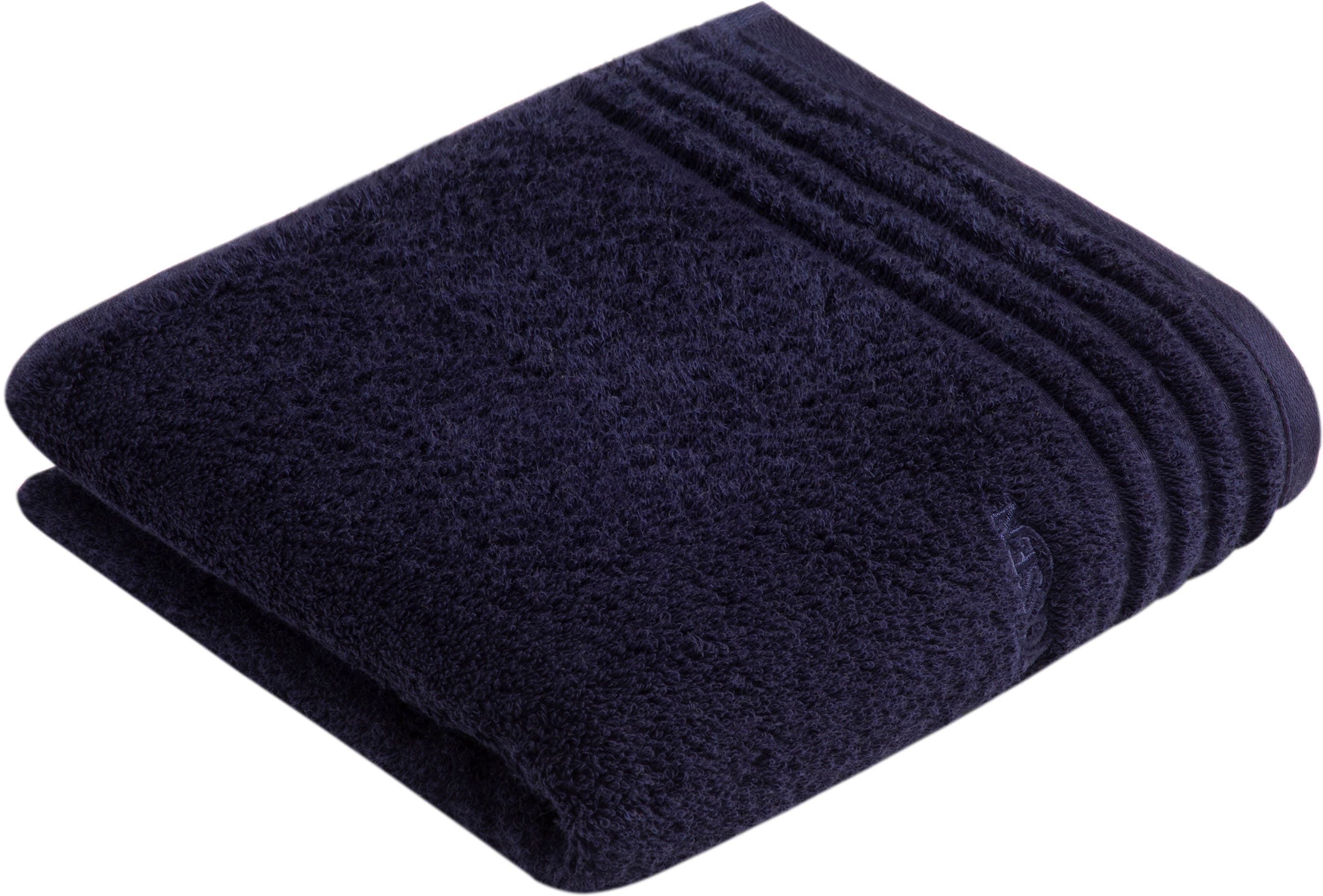 Handtuch VOSSEN "Vienna Style Supersoft", deep water, B:50cm L:100cm, Webfrottier, Baumwolle, Handtücher, Handtuch, Supersoft Baumwolle deep water B/L: 50cmx100cm, 1 Stk., Webfrottier