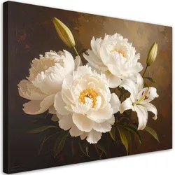 LEINWANDBILD Blumen 120x80cm