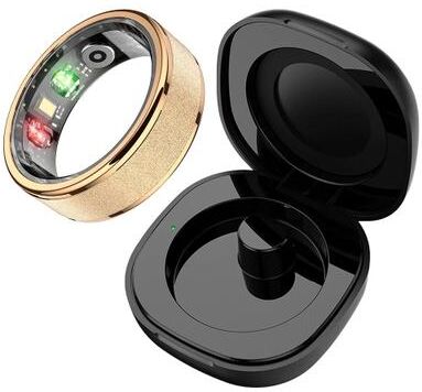 Uplifted Goods Smart Fitness Ring With Health And Sleep Tracking gold 13