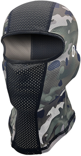 Fusion Finds Cool Shield Kids UV Balaclava Face Mask For Cycling, Outdoor Sports & All Season Protection camouflage Green