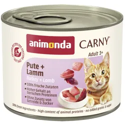 ANIMONDA Cat Carny Adult, Geschmack: Pute, Lamm, 200 g