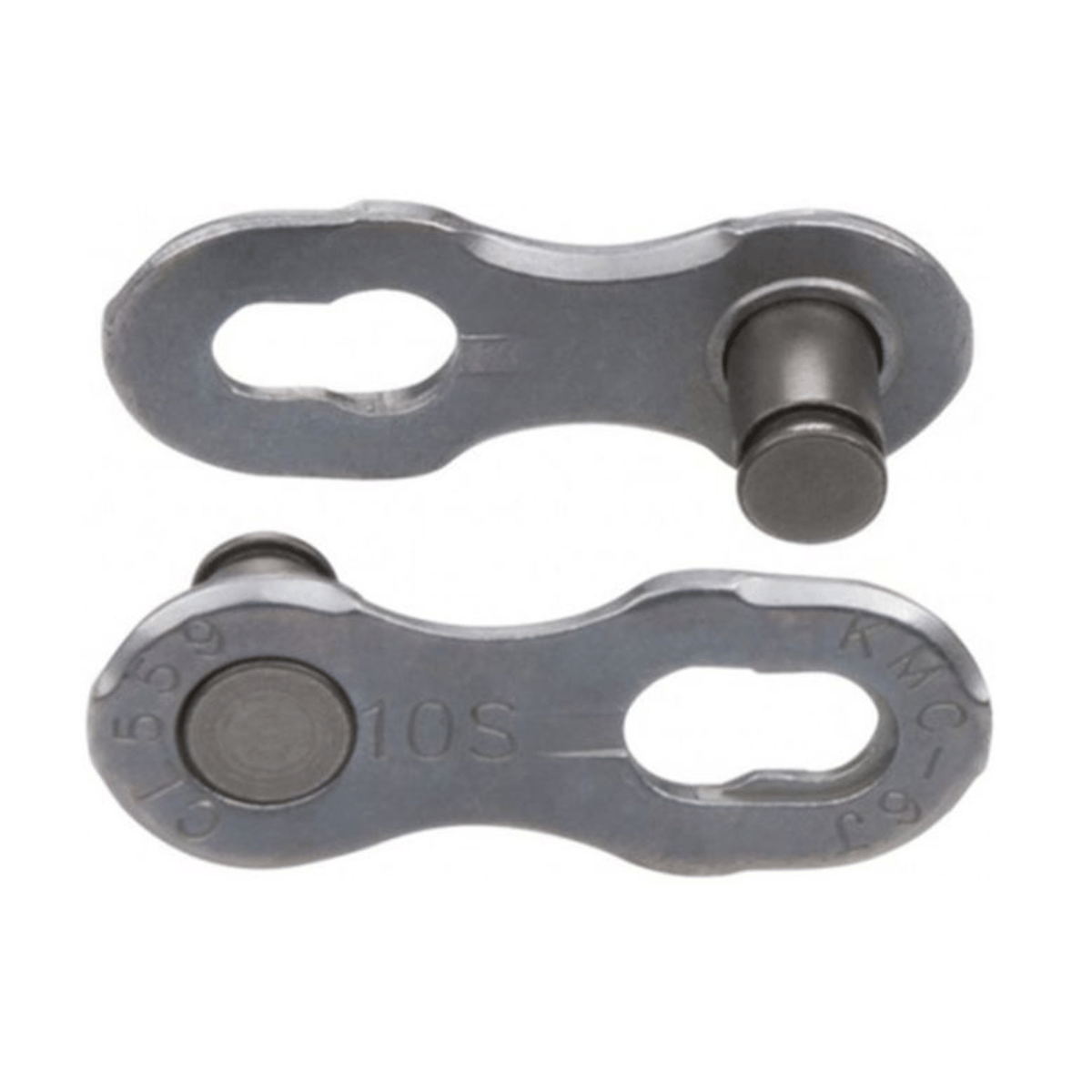 Pinça de corrente KMC 10V 5.9mm 2 pcs. Prata Unisex