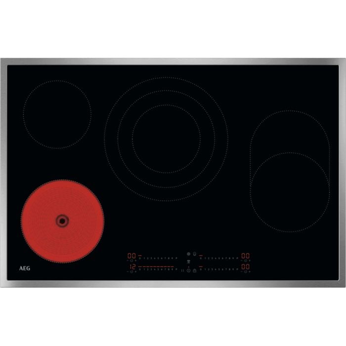 AEG OHI84A07XB autarkes 80 cm Glaskeramikkochfeld Kochfeld/Herdplatte 4 Zone(n) 949 598 661
