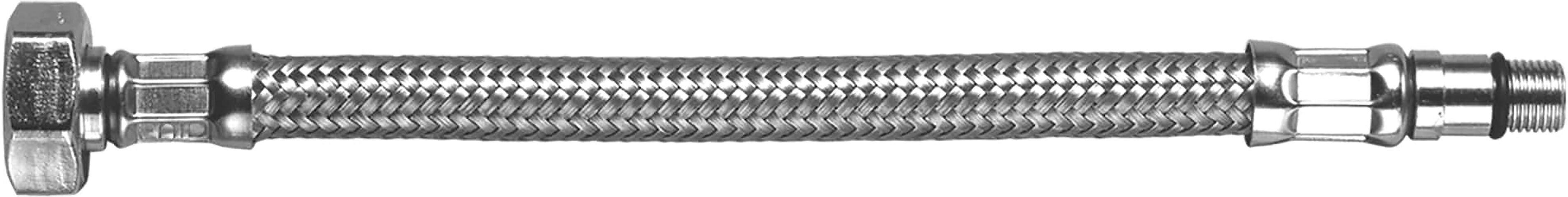Faid FLESSIBILE ACCIAIO INOX PER MONOCOMANDO M Ø 8x1 mm F3/8'' LUNGHEZZA 40 cm