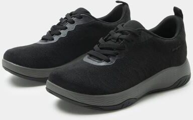 Women's IN8 Natural Toe Shape Supportive Athletic Shoes by Alegria in Black (Size 42 M)
