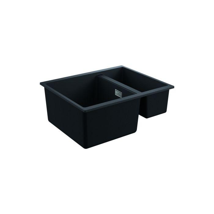 Grohe K500 Komposit-Einbauspüle 31648AP0 555x460mm, 1,5 Becken, granit schwarz