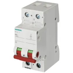 Siemens 5TL1263-1 Ein-Aus-Schalter 63A 2-polig, mit rotem Griff 5TL12631