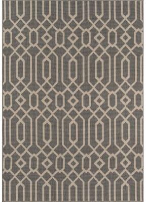 Momeni Baja Links Geometric Trellis Outdoor Area Rug.