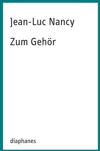 Jean-Luc Nancy - Zum Gehör (TransPositionen) - Preis vom 09.10.2026 07:28:09 h