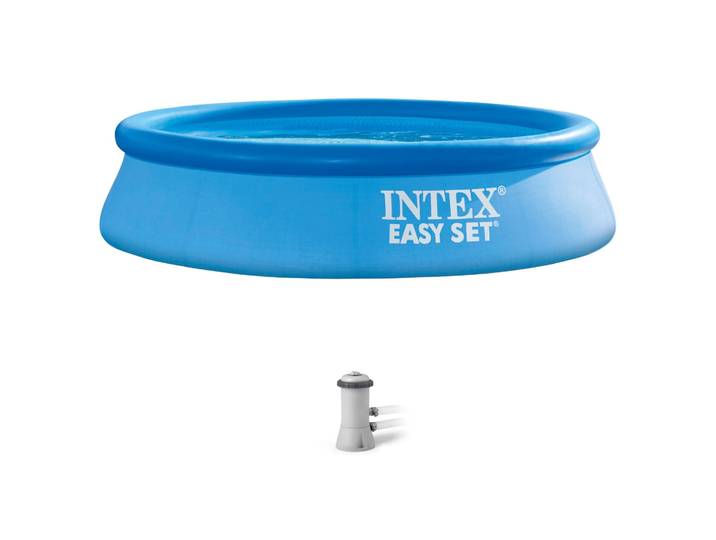 Quick-Up Pool INTEX Easy , blau, H:76cm Ø:366cm, Schwimmbecken, Quick-Up Pool, ØxH: 366x76 cm